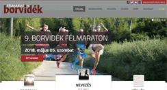 Desktop Screenshot of borvidekfelmaraton.hu